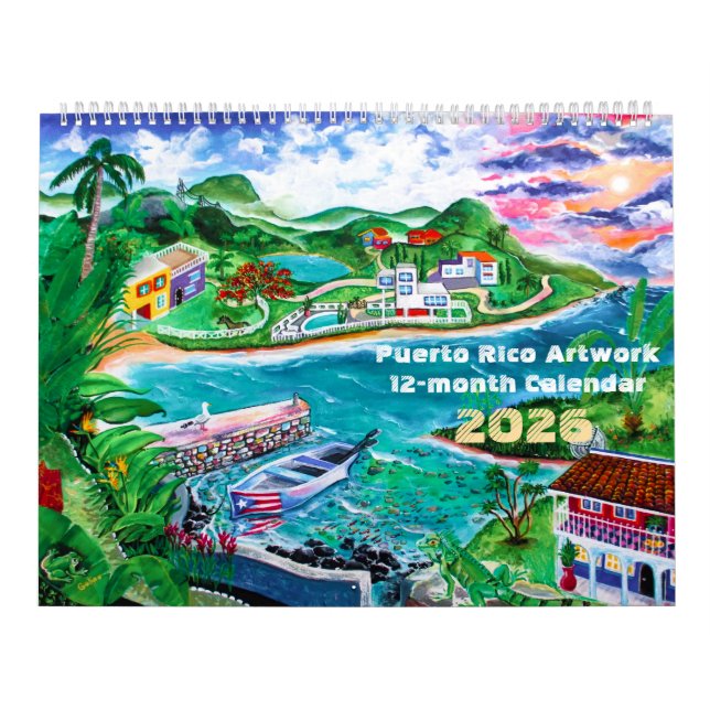 Calendario Arte de Puerto Rico 2026 (Tapa)