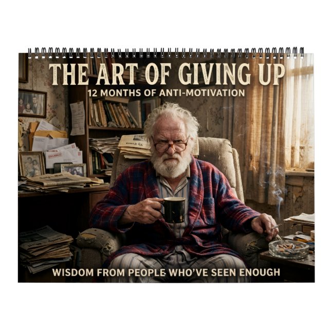 Calendario Arte de renunciar Grumpy Old 2027 (Tapa)