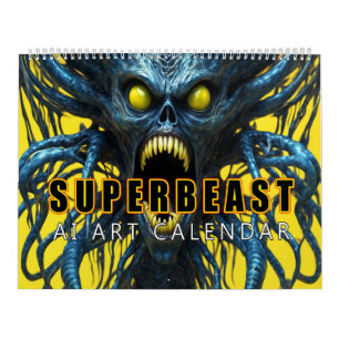 Calendario Arte de Superbestia con IA