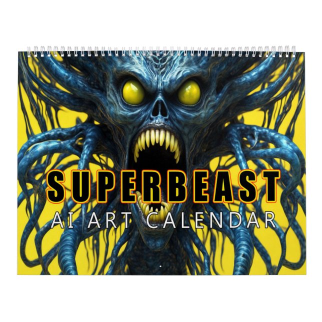 Calendario Arte de Superbestia con IA (Tapa)