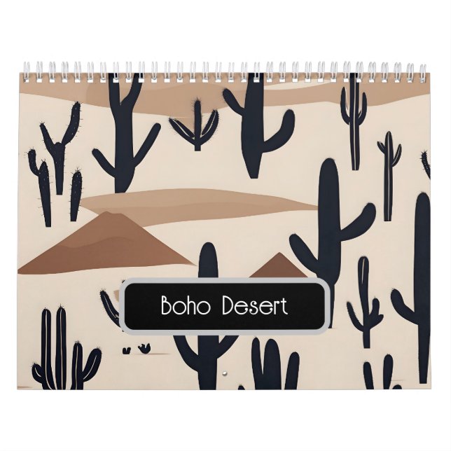 Calendario Arte del desierto del Boho (Tapa)