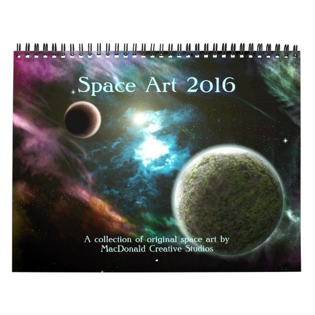 Calendario Arte del espacio (Tapa)