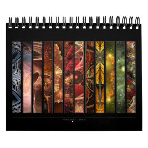 Calendario Arte del fractal de Liz Molnar
