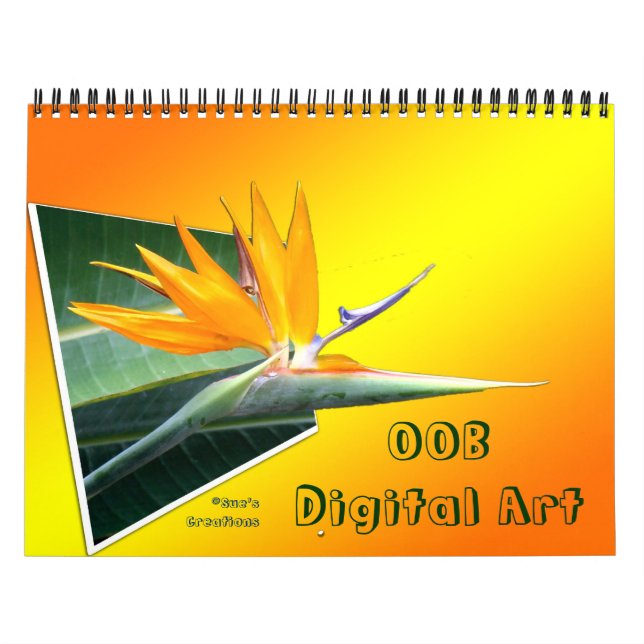 Calendario Arte digital OOB 3D (Tapa)