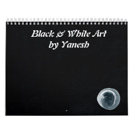 Calendario Arte en blanco y negro de Yanesh