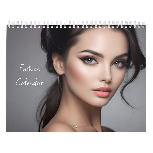 Calendario Arte femenino de moda hermoso (Tapa)