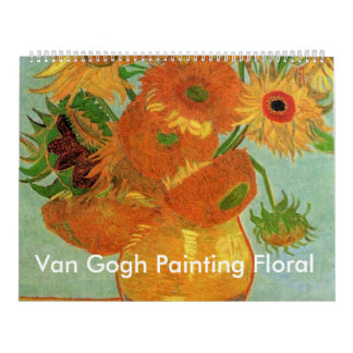 Calendario Arte floral de Van Gogh