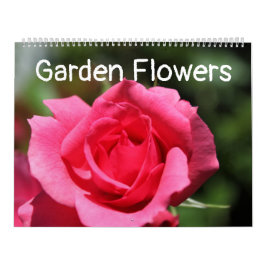 Calendario Arte fotográfico de flores de jardín