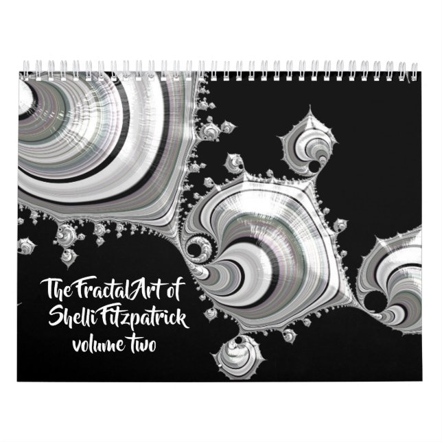 Calendario Arte fractal de Shelli Fitzpatrick Vol. Dos (Tapa)