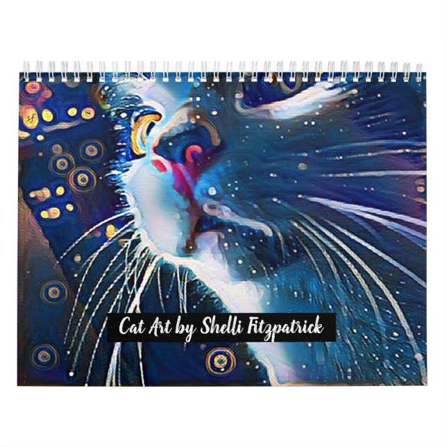 Calendario Arte gato de Shelli Fitzpatrick Porque, gatos (Tapa)