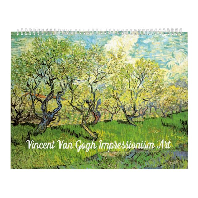 Calendario Arte impresionista de Vincent Van Gogh (Tapa)