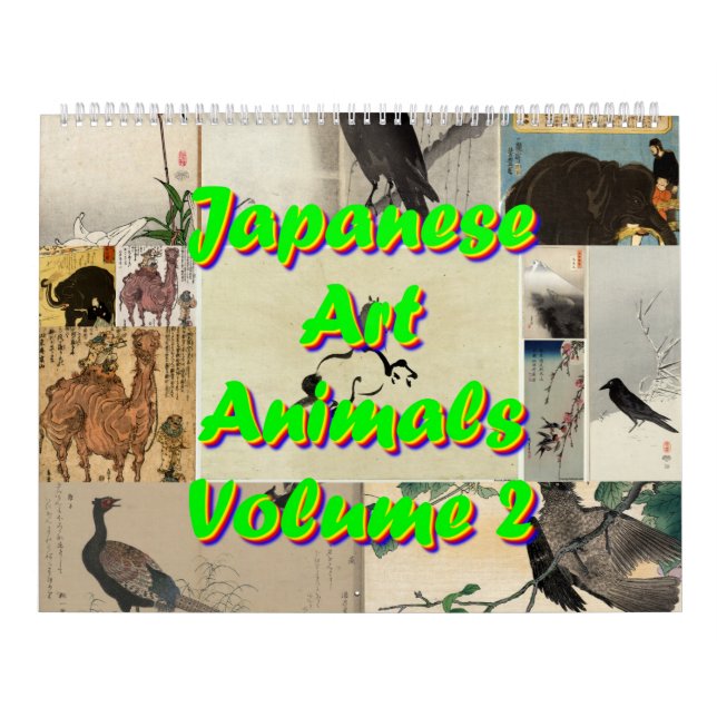 Calendario Arte Japonés - Animales Volumen 2 (Tapa)