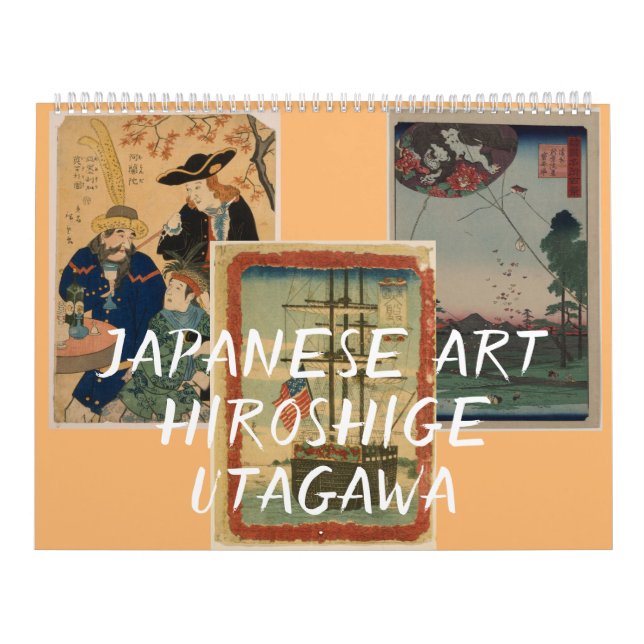 Calendario Arte japonés - Hiroshige Utagawa (Tapa)