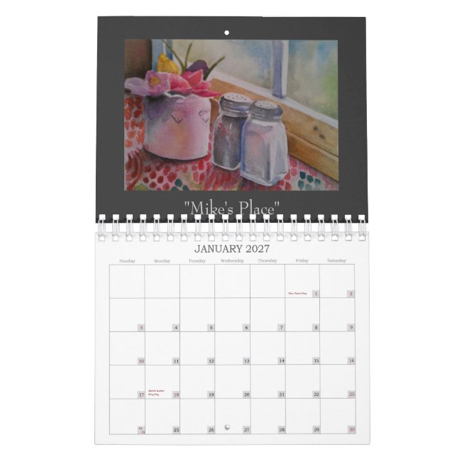 Calendario Arte original de Shelley Lampman (Jan 2027)