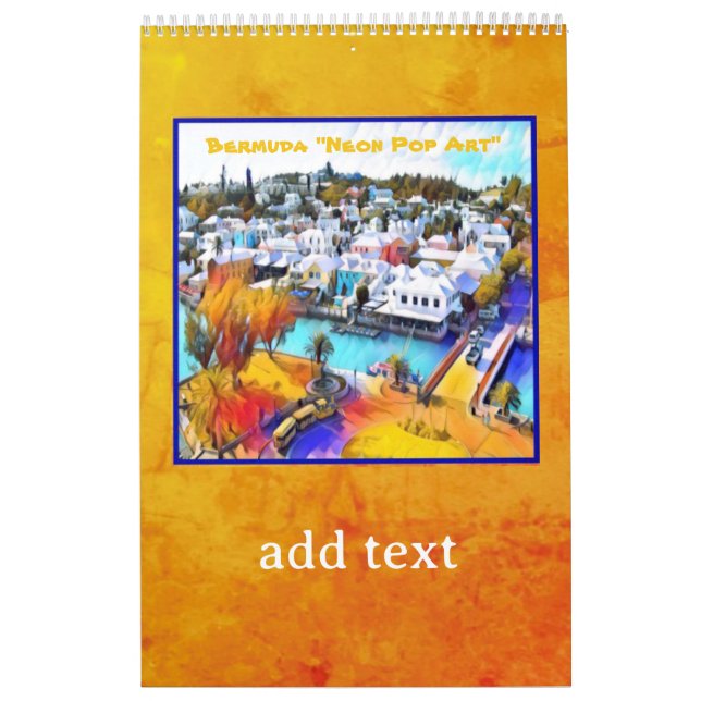 Calendario Arte pop de Bermuda (Tapa)