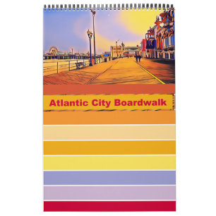 Calendario Arte pop en la playa de Atlantic City