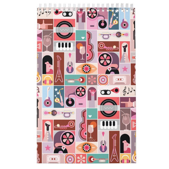 Calendario Arte pop musical (Tapa)