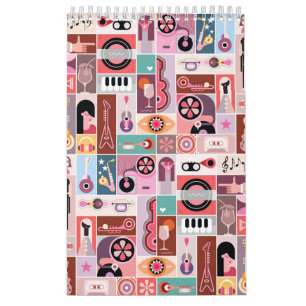Calendario Arte pop musical