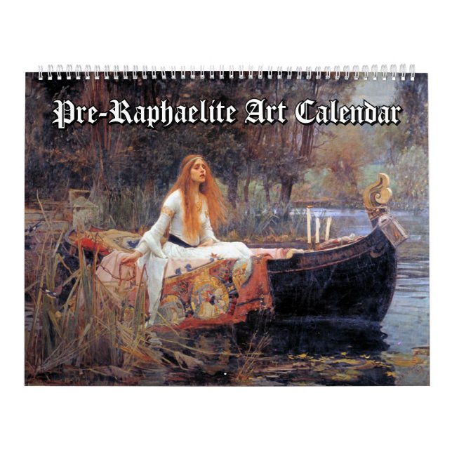 Calendario Arte pre-rafaelita (Tapa)