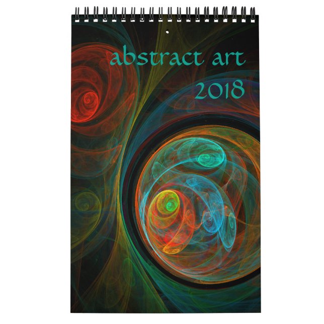 Calendario Arte Resumen moderno 2018 (Tapa)