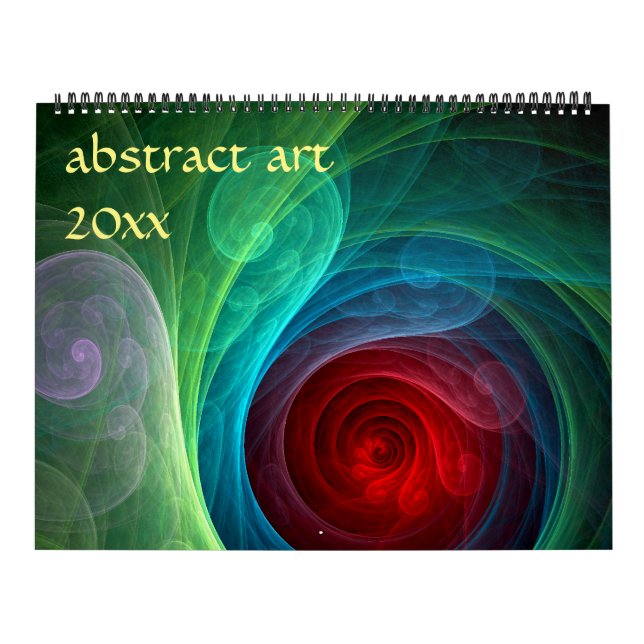Calendario Arte Resumen moderno 2025 (Tapa)