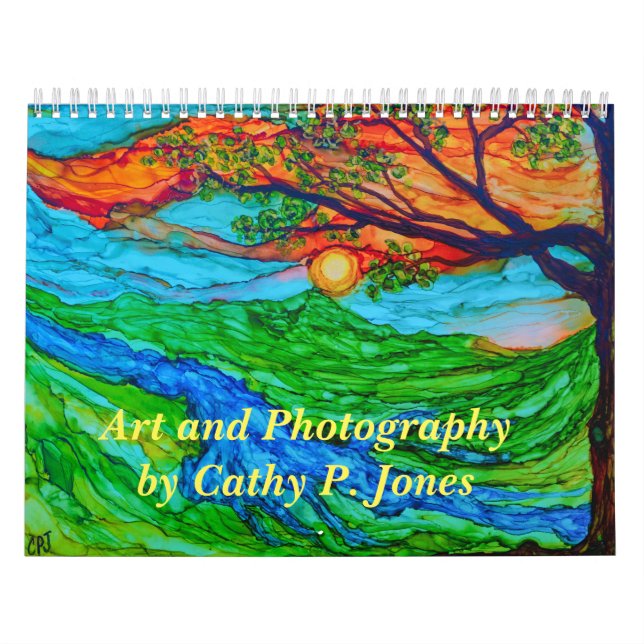 Calendario Arte y fotografía por Cathy P. Jones (Tapa)