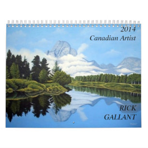 Calendario Artista canadiense Rick galante