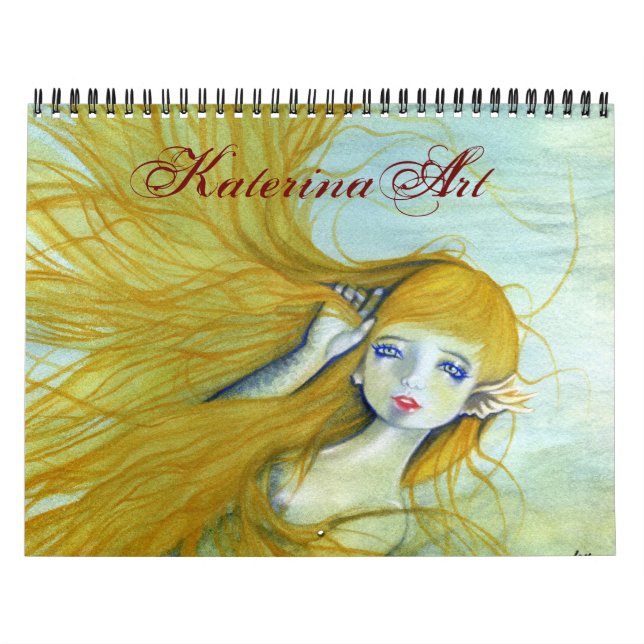 Calendario artístico de fantasía 2015 de Katerina  (Tapa)