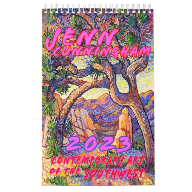 calendario artístico de jenn cunningham 2023 (Tapa)