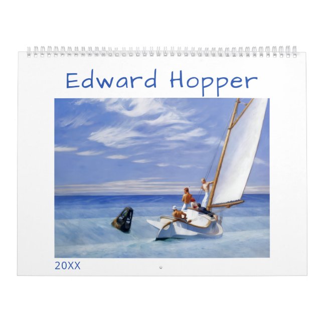 Calendario Artístico de Pared Edward Hopper (Tapa)