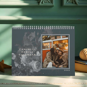 Calendario Artístico Floral Photopop 2026 Elegante