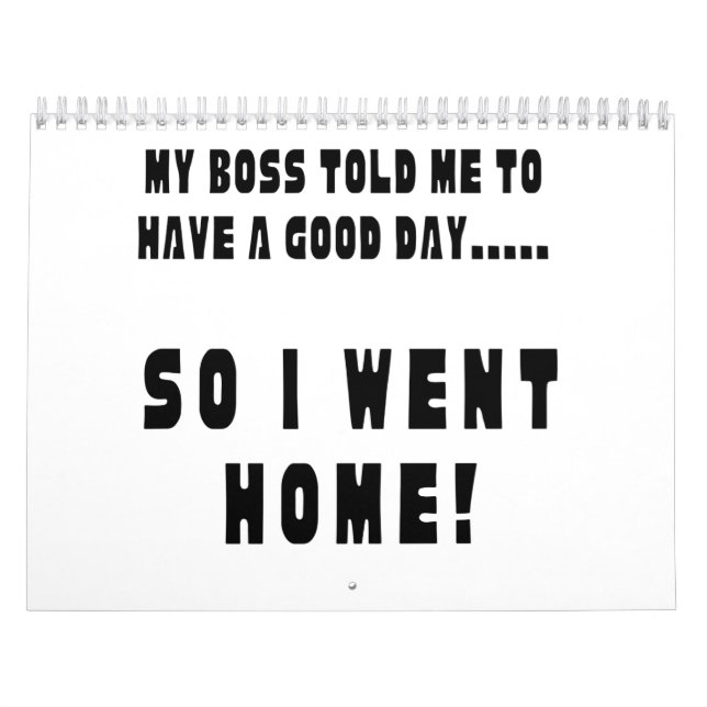 Calendario Así Que Me Fui A Casa (Tapa)