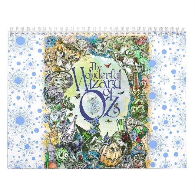 Calendario ASISTENTE CLÁSICO DE OZ HORIZONTAL - ¡Cualquier 12 (Tapa)