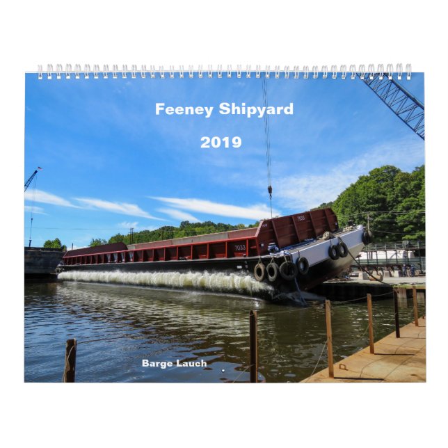 Calendario Astillero de Feeney en la cala de Rondout (Tapa)