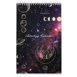 Calendario Astrología Calender con planetas