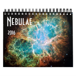 Calendario Astronomía espacial nebulosa 2016 Estrellas NASA