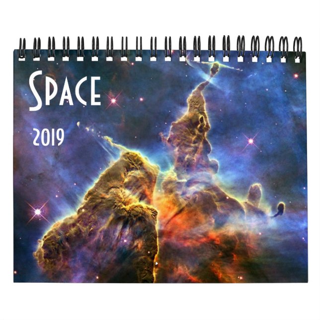 Calendario Astronomía Galaxia del Universo Espacial de la NAS (Tapa)