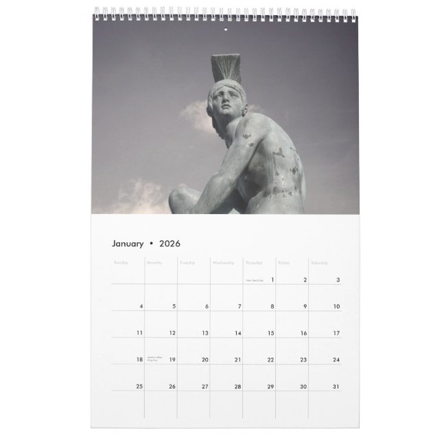 Calendario Atenas/Grecia (Jan 2026)