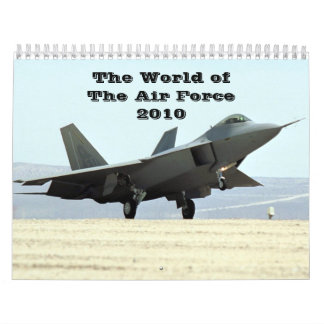 Calendario Aterrice, el mundo de la fuerza aérea 2010
