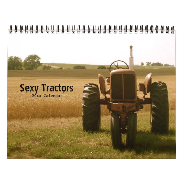 Calendario "atractivo" del tractor: Año del (Tapa)