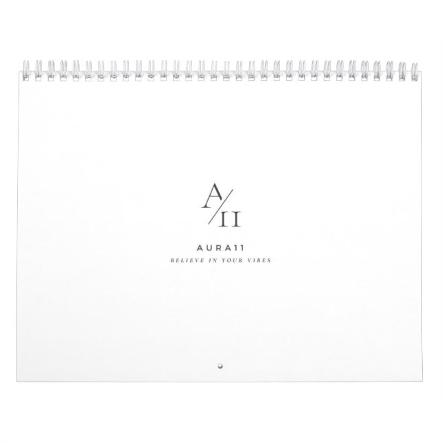 Calendario Aura11 cree en sus vibraciones (Tapa)