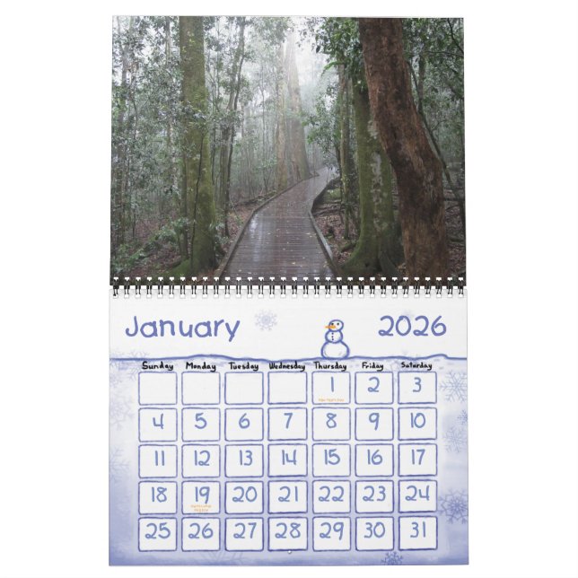 Calendario Australia (Jan 2026)