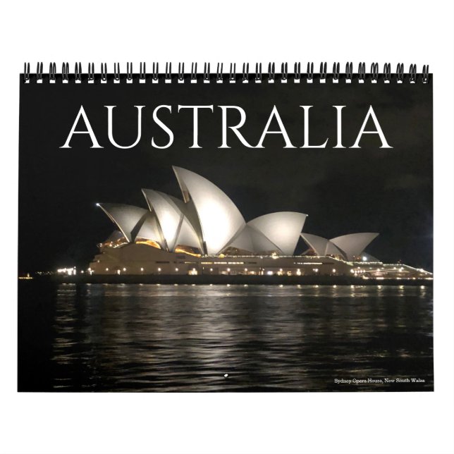 Calendario Australia 2026 (con ubicaciones) (Tapa)