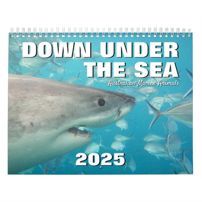 Calendario Australia bajo el mar 2025 (Tapa)