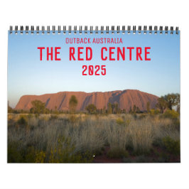 Calendario Australia El Centro Rojo Uluru Kata Tjuta