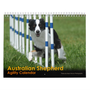 Calendario australiano de la agilidad del pastor