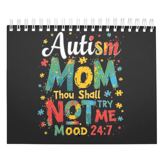 Calendario Autismo Mamá No Me Intentarás (Tapa)