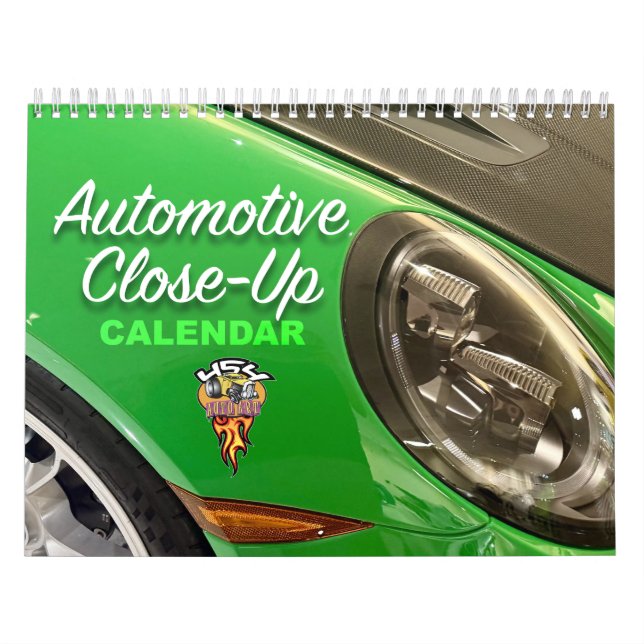 Calendario Automotive Close-Up Calendar (Tapa)