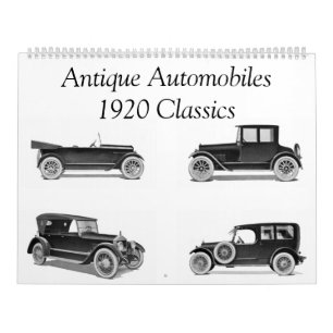 Calendario Automóviles antiguos 1920 clásicos - Classic Auto