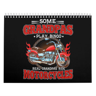 Calendario Autopista Real Grandpas Motocicleta Lover